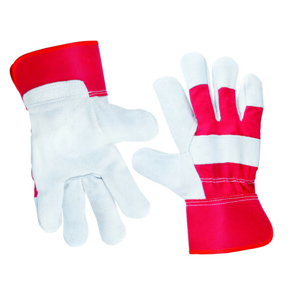 ASW415 Heavy-Duty Leather-Palm Work Gloves with Safety Cuff - Image 2